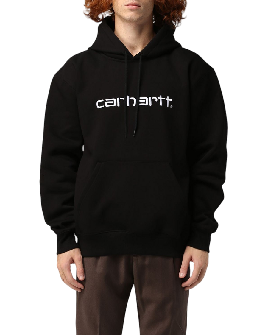 Carhartt WIP Logo Hoodie Black