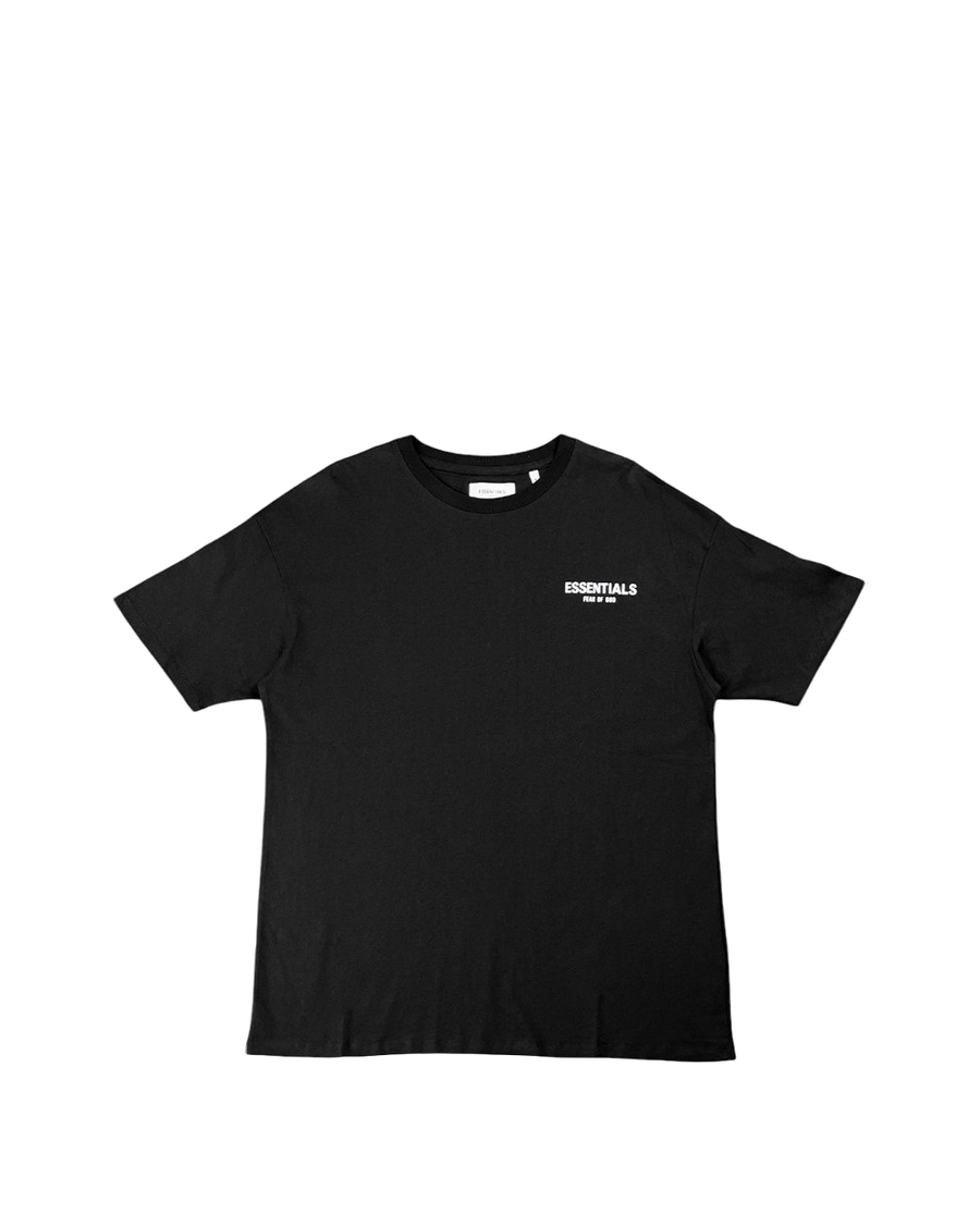 Fear Of God Essentials Boxy Logo T-Shirt Black