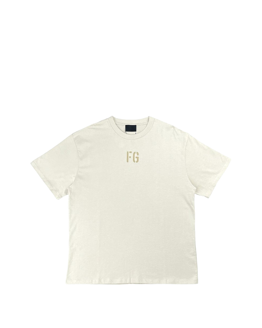 Fear Of God Felted 'FG' T-Shirt Beige