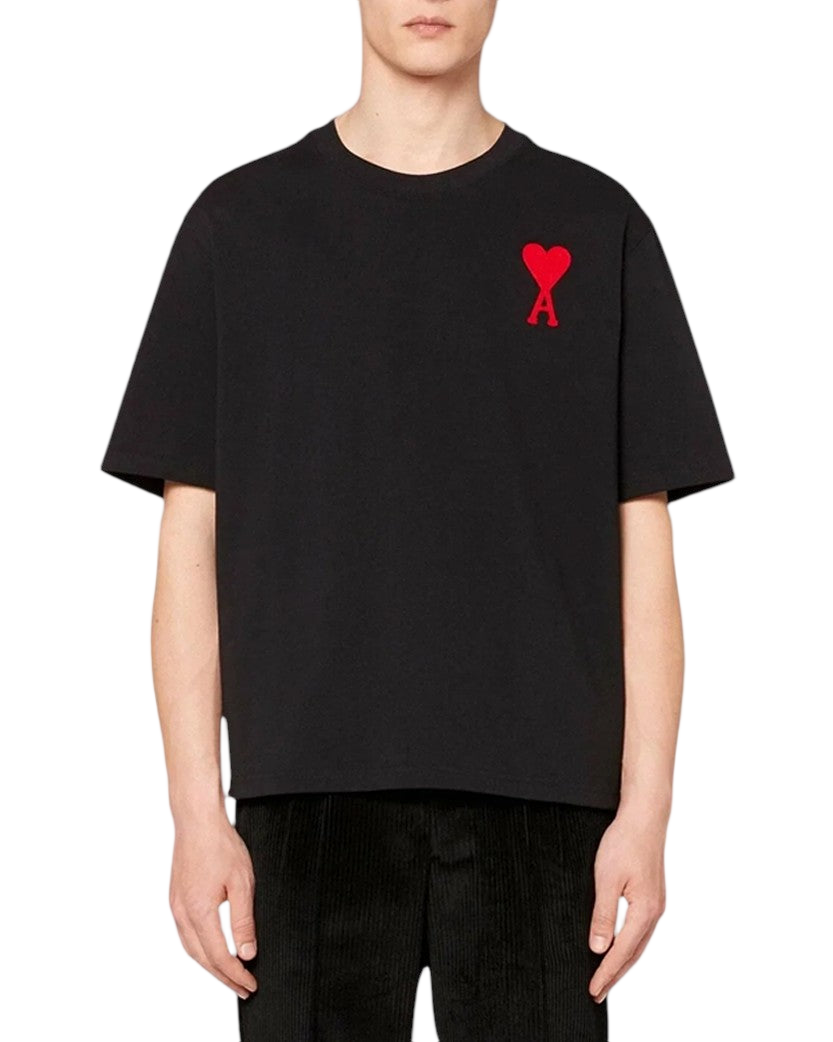 AMI Paris Ami de Coeur T-Shirt Black