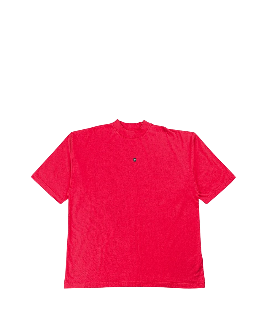 Yeezy Gap Engineered by Balenciaga Logo 3/4 Sleeve Tee Red