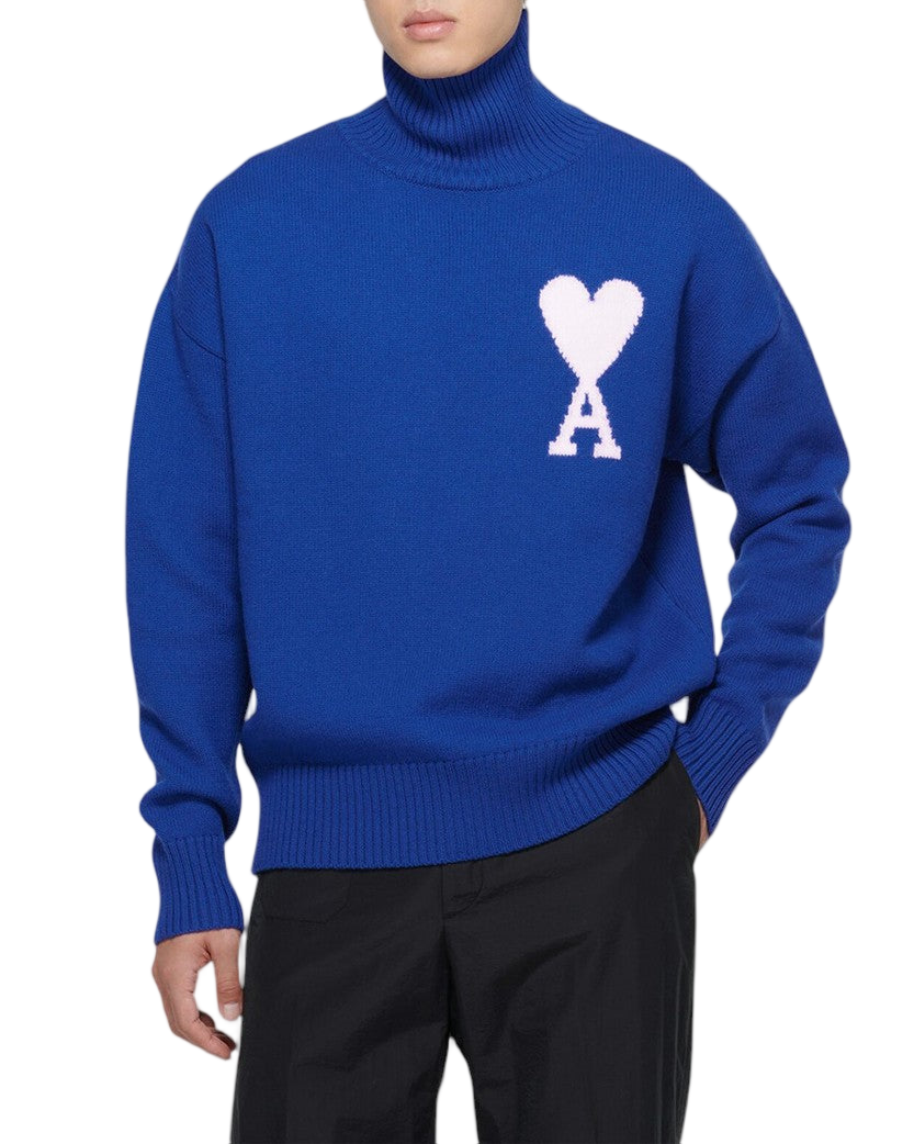 AMI Paris Ami de Coeur jumper Blue