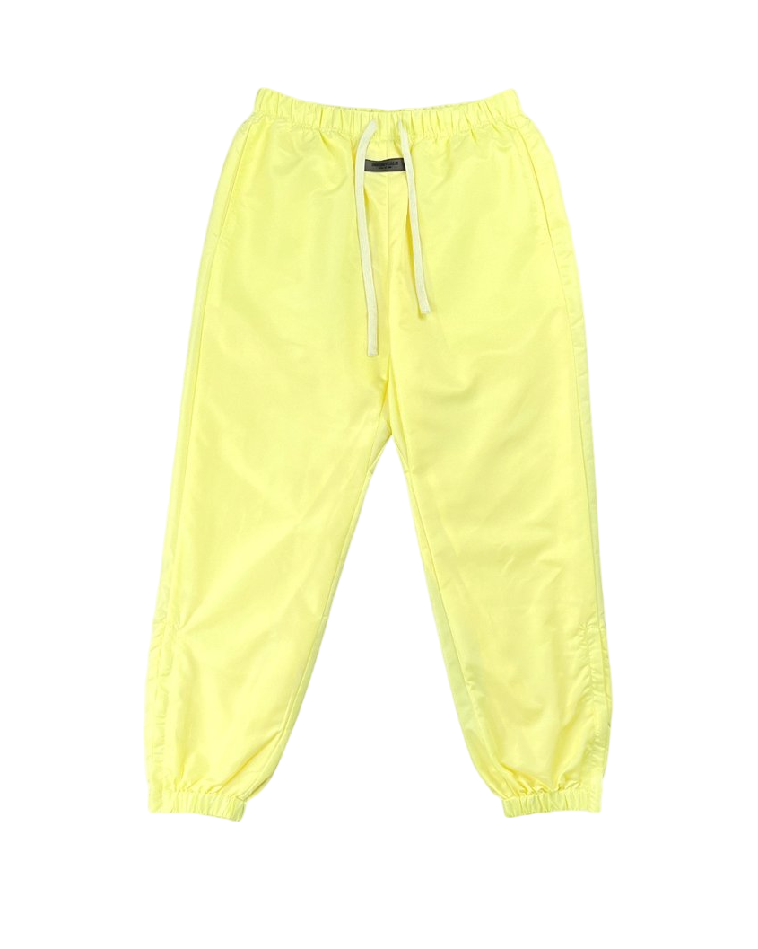 Fear Of God Essentials Nylon Track Pants With Logo Yellow