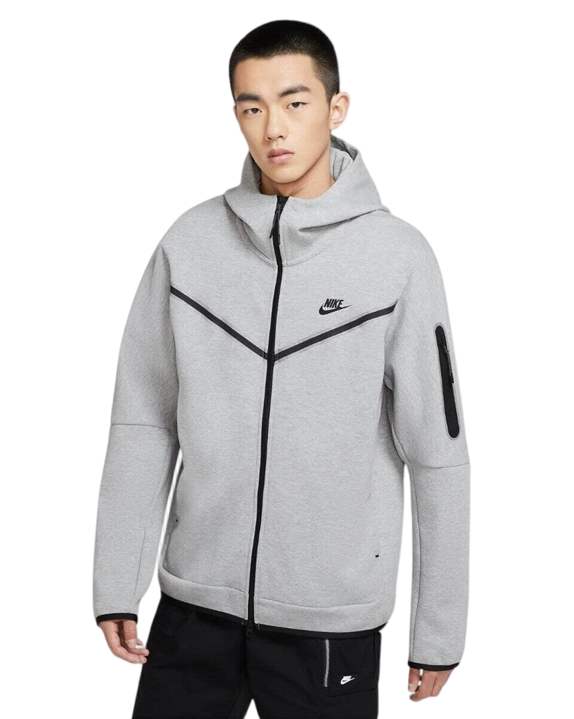 Nike NSW Tech Fleece Zip Hoodie Grey