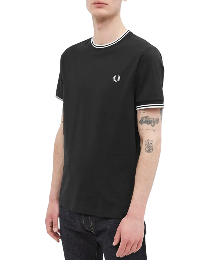 FRED PERRY TWIN TIPPED TEE