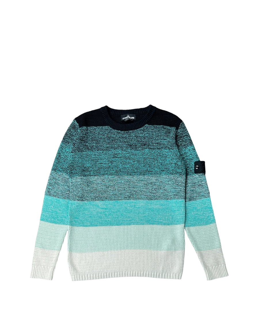 507A4 Gradient Knit Sweater Shadow Project Blue SI0127-BL