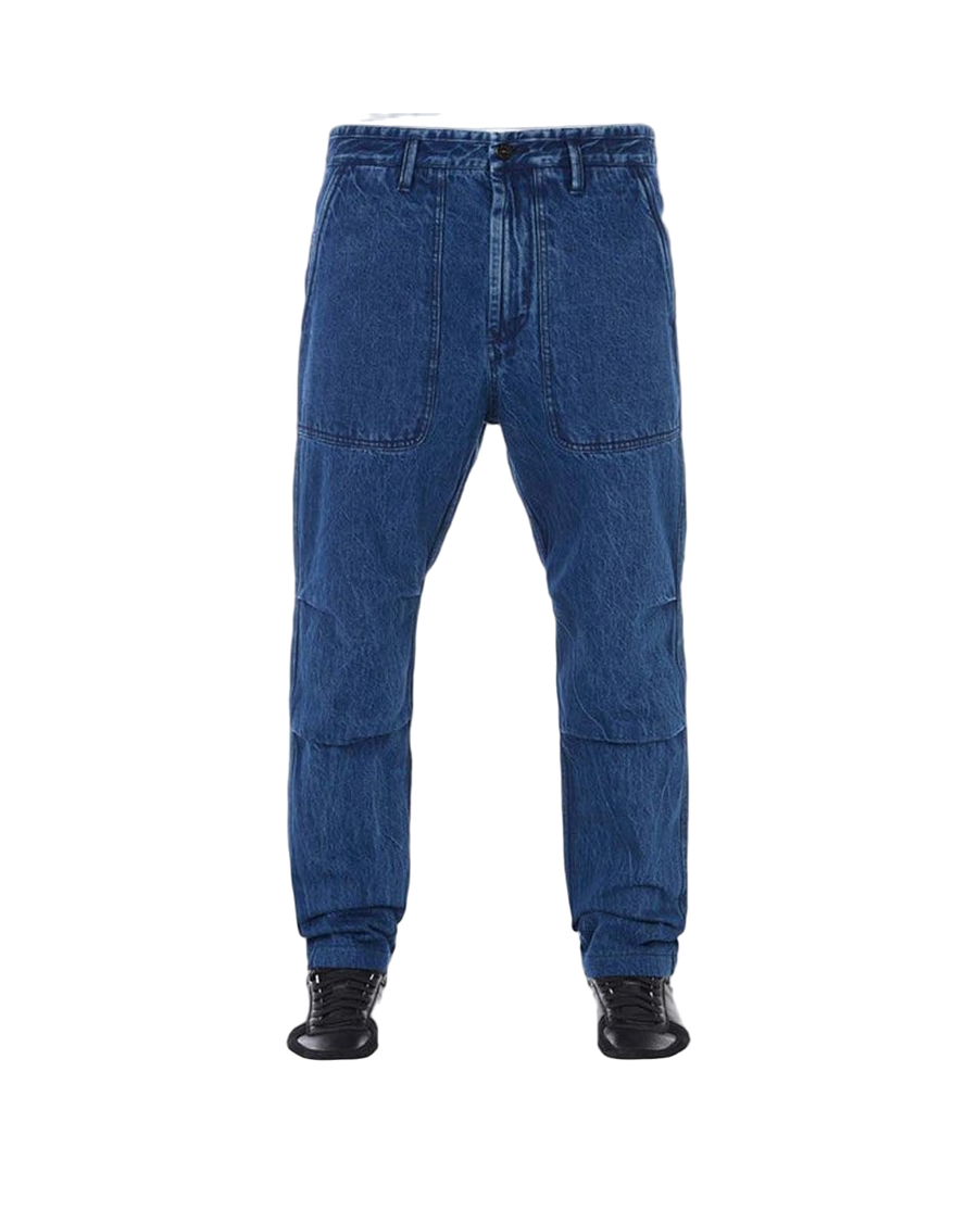 317U2 Garment-Dyed Jeans Blue SI0120-BL