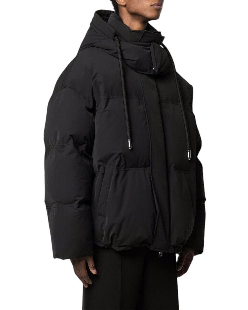 AMI Paris Ami de Coeur-Patch Padded Jacket Black