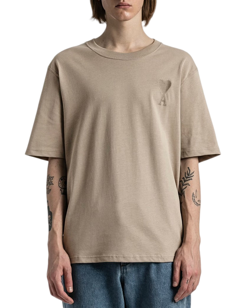 AMI ALEXANDRE MATTIUSSI Ami de Coeur T-Shirt Beige