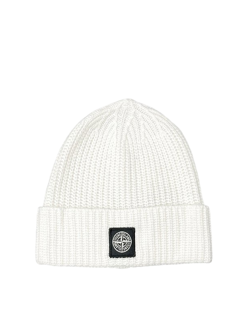 N10B5 Wool-Knit Beanie Hat White SI0112-WT