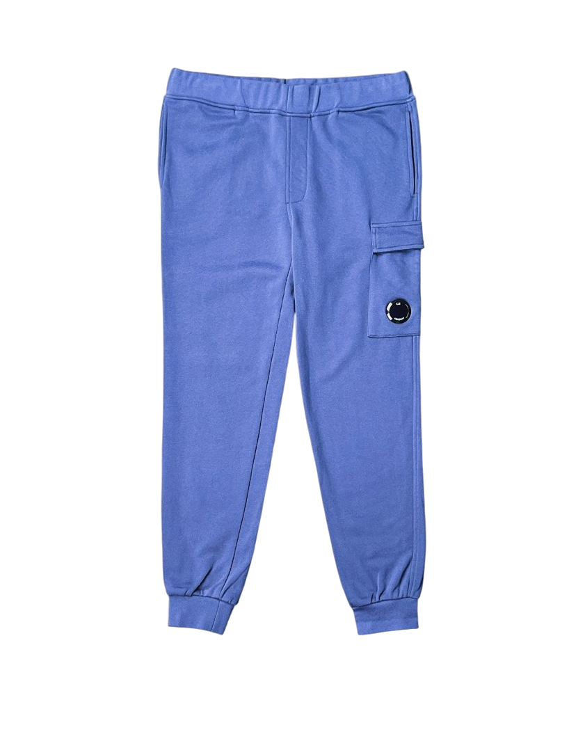 C.P. Company Diagonal Raised Fleece Lens Sweat Pants Navy