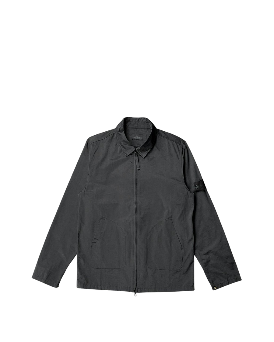 112F2 Lyocell Satin Ghost Piece Jacket Black SI0168-BK