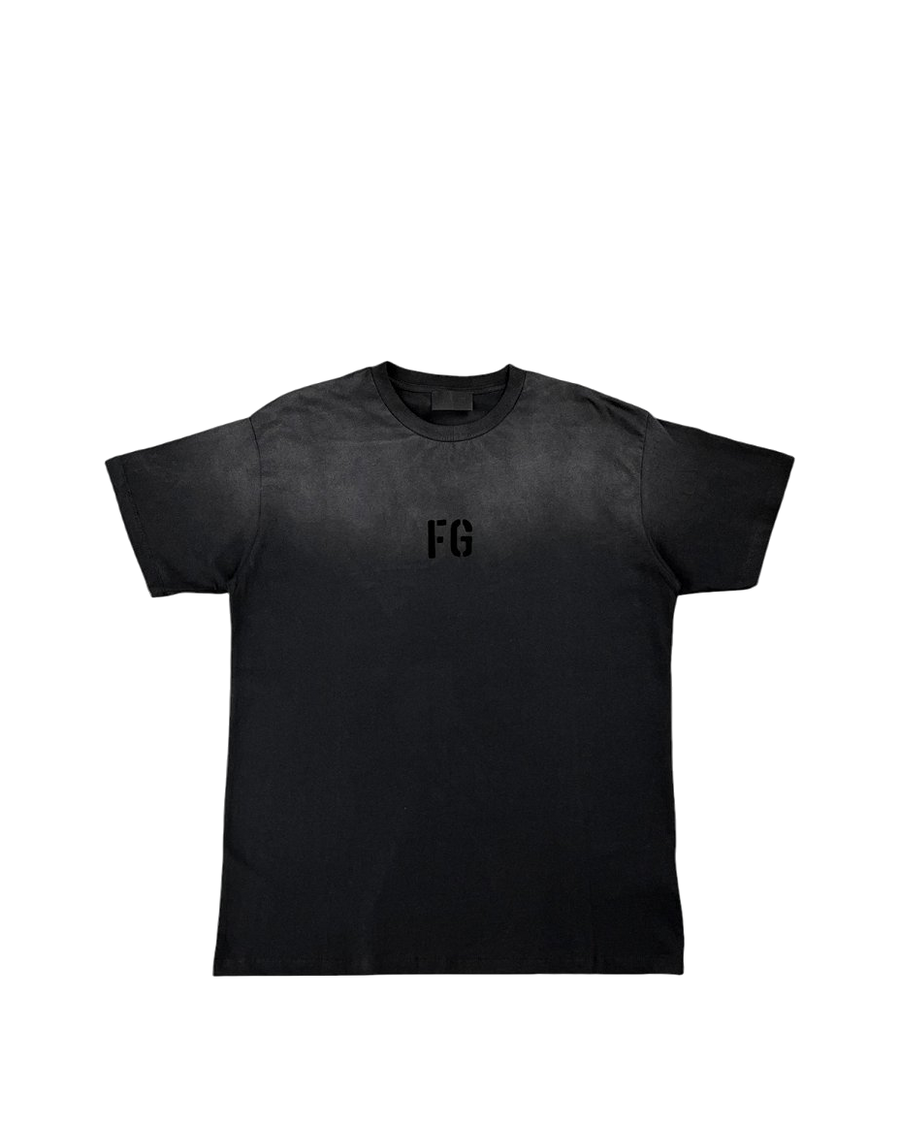 Fear Of God Felted 'FG' T-Shirt Black
