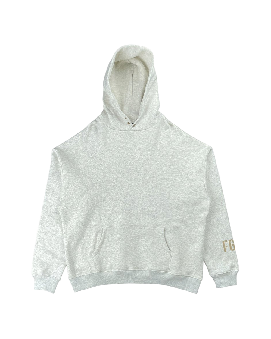 Fear Of God "FG" Vintage Sleeve Hoodie White
