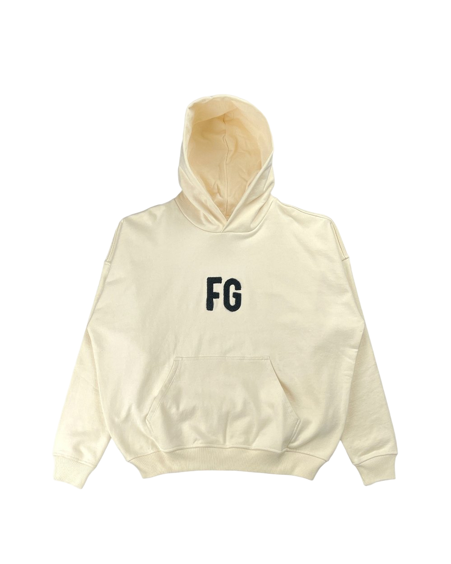 Fear Of God Everyday 'FG' Hoodie White