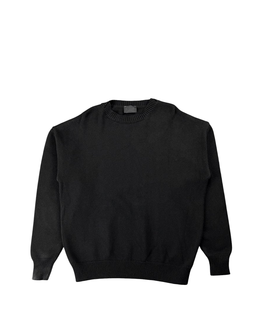 Fear Of God Overlapped Sweater Black