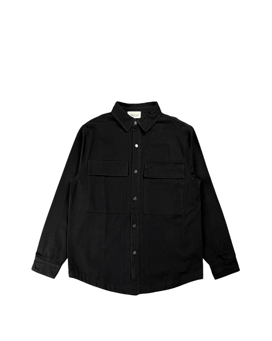 Fear Of God Heavy Cotton Shirt Black