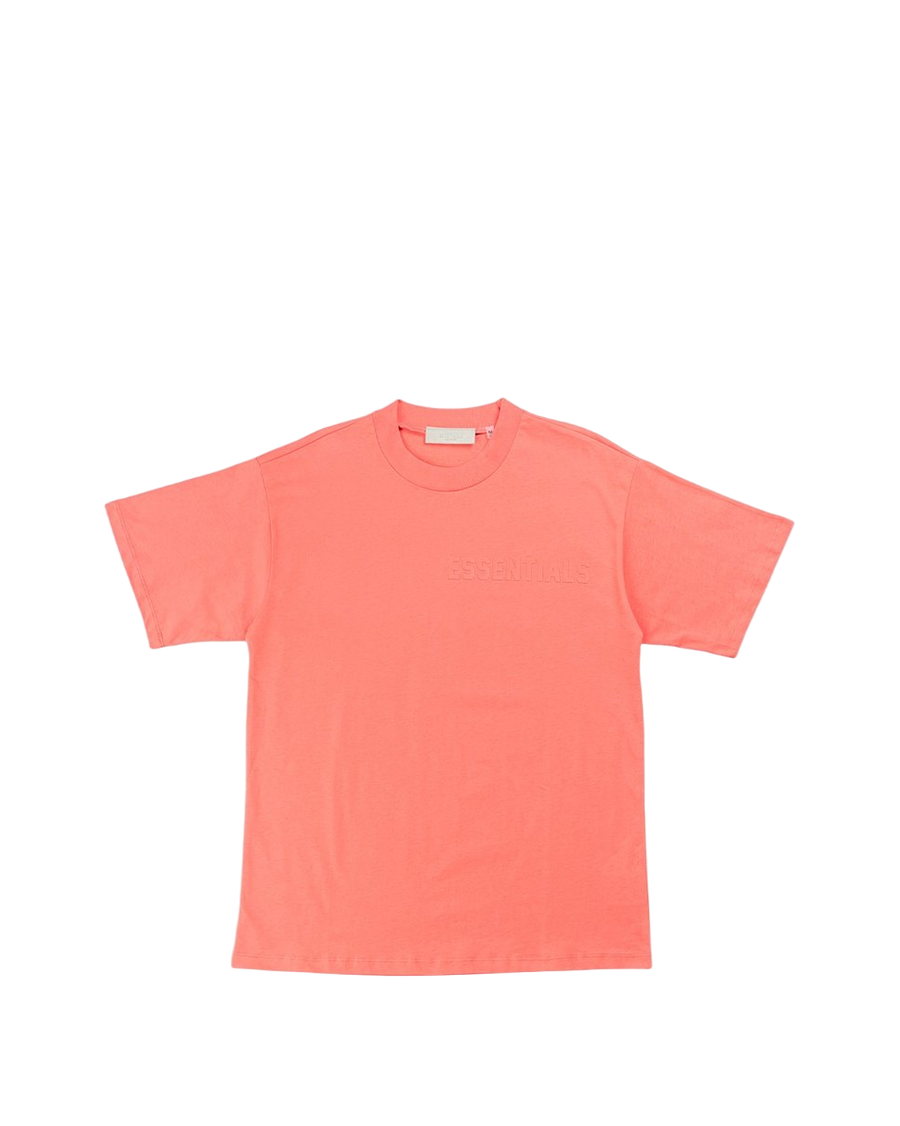Fear Of God Essentials Cotton Jersey T-shirt Coral