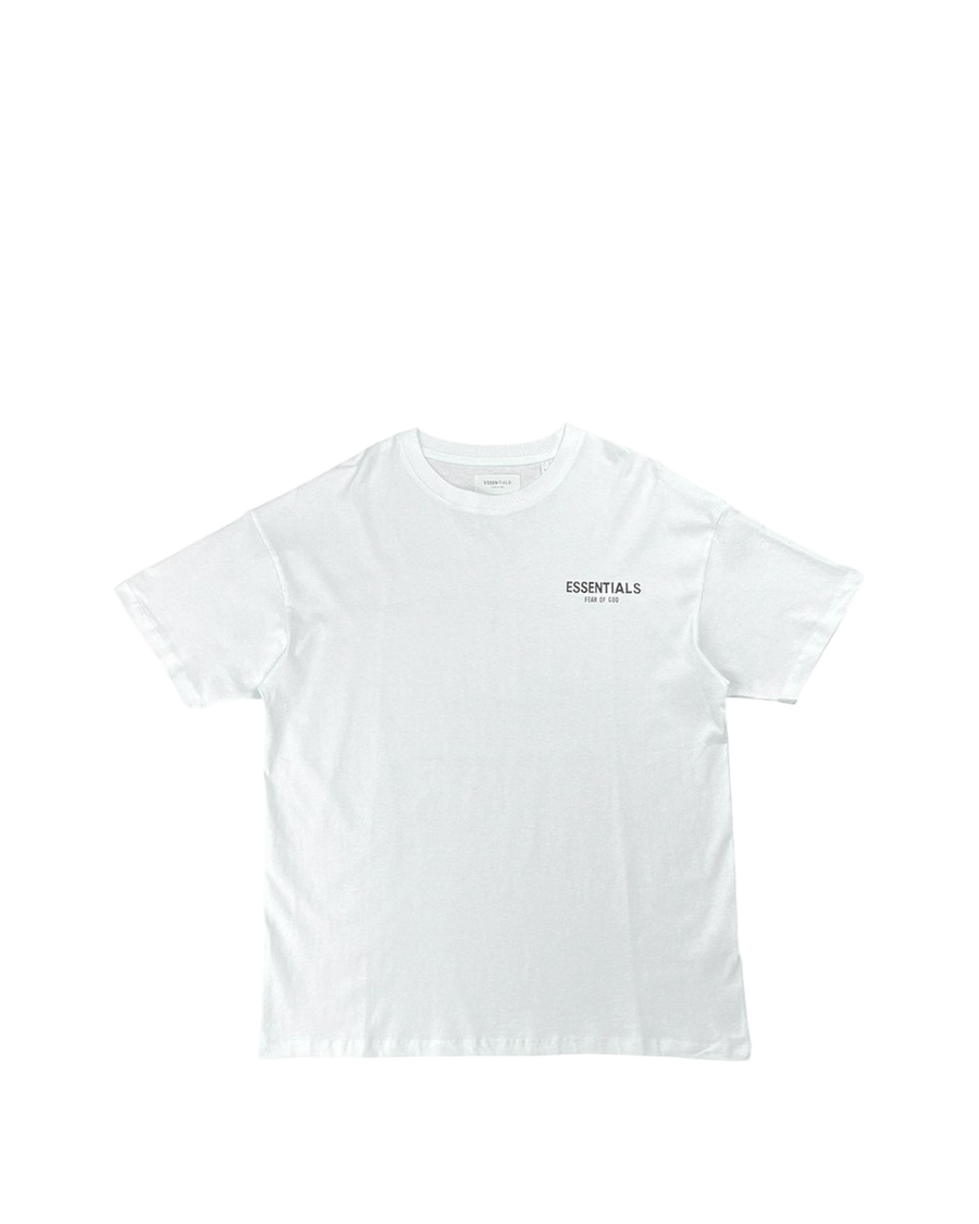 Fear Of God Essentials Boxy Logo T-Shirt White