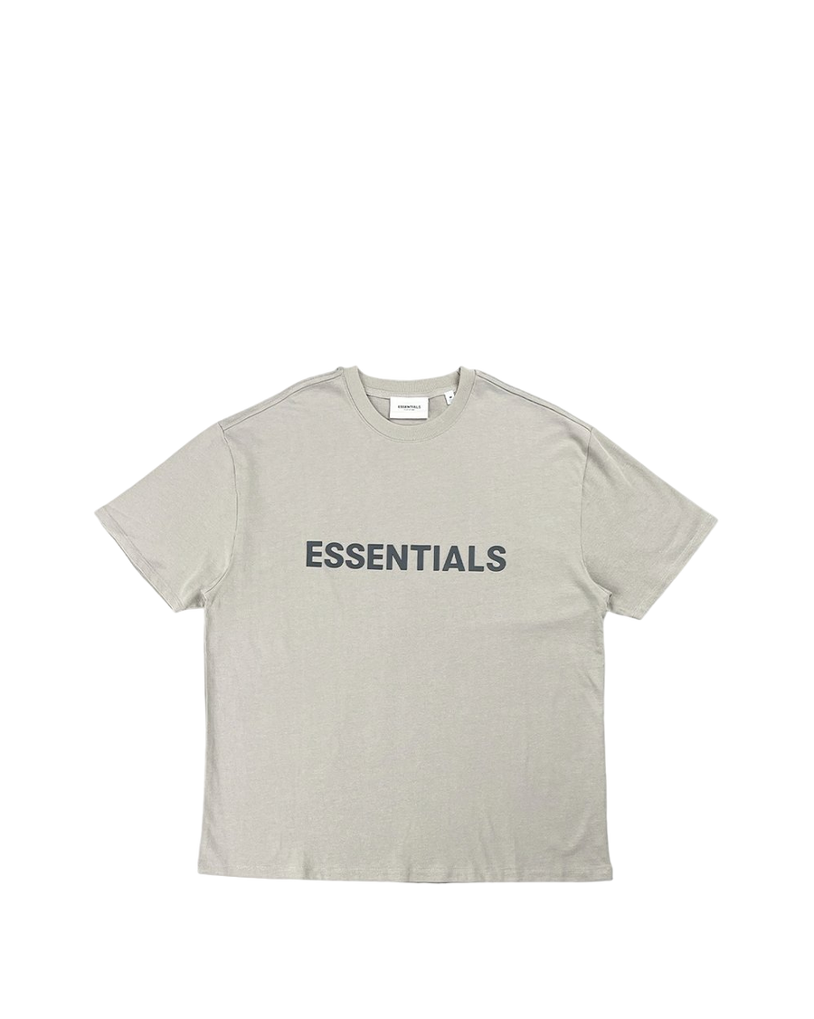 Fear Of God Essentials Front Logo T-Shirt Cement