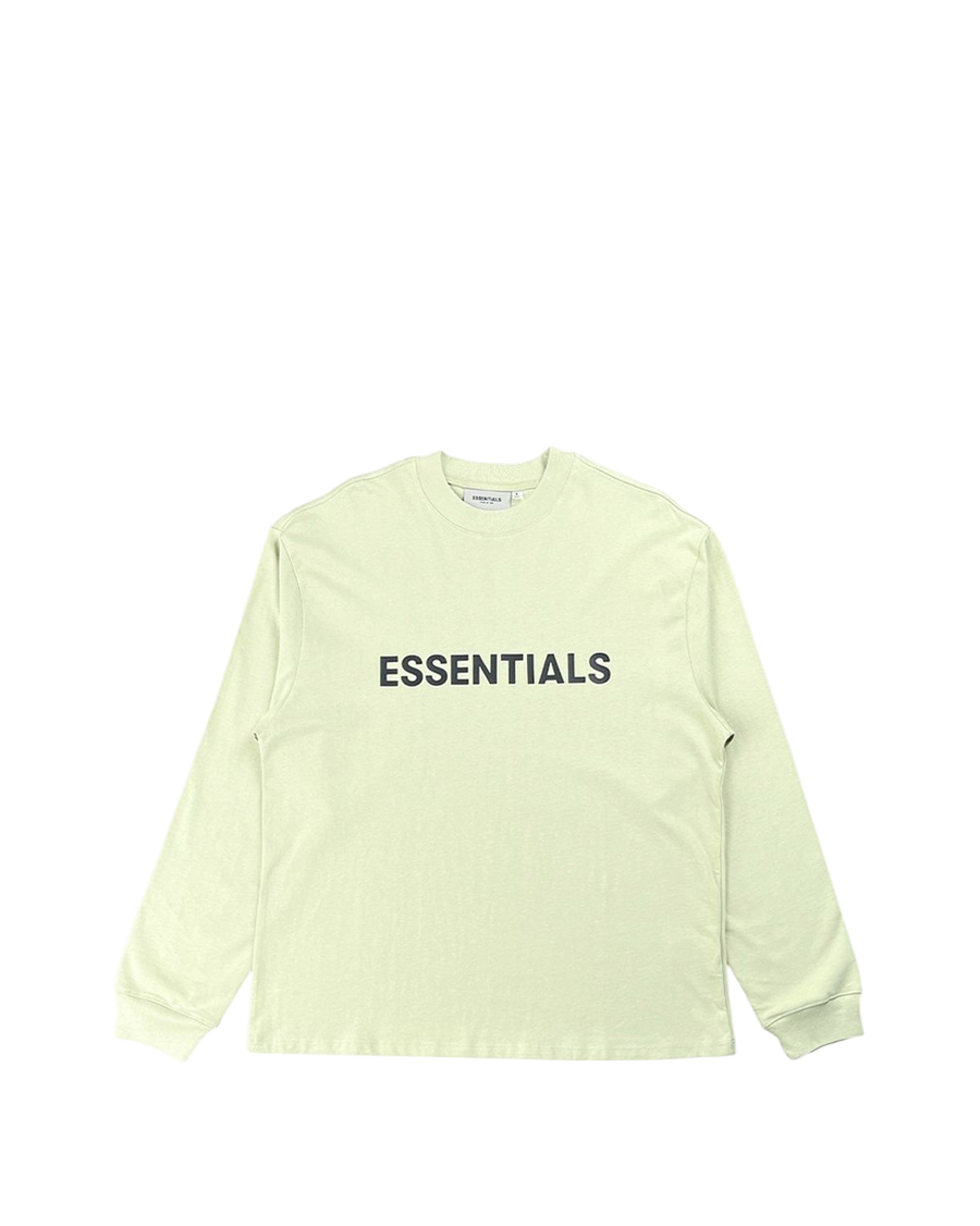 Fear Of God Essentials Front Logo long sleeve Alfalfa Sage