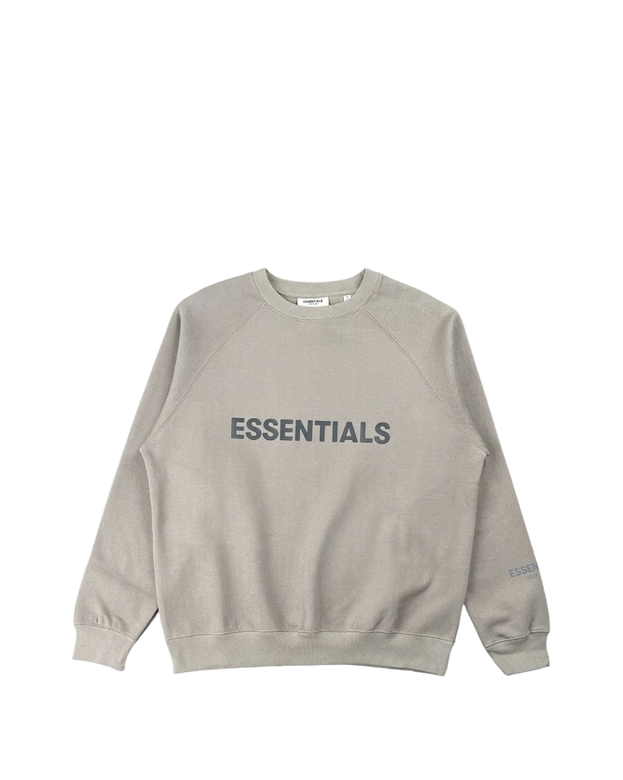 Fear Of God Essentials Crewneck Pullover Sweatshirt Cement