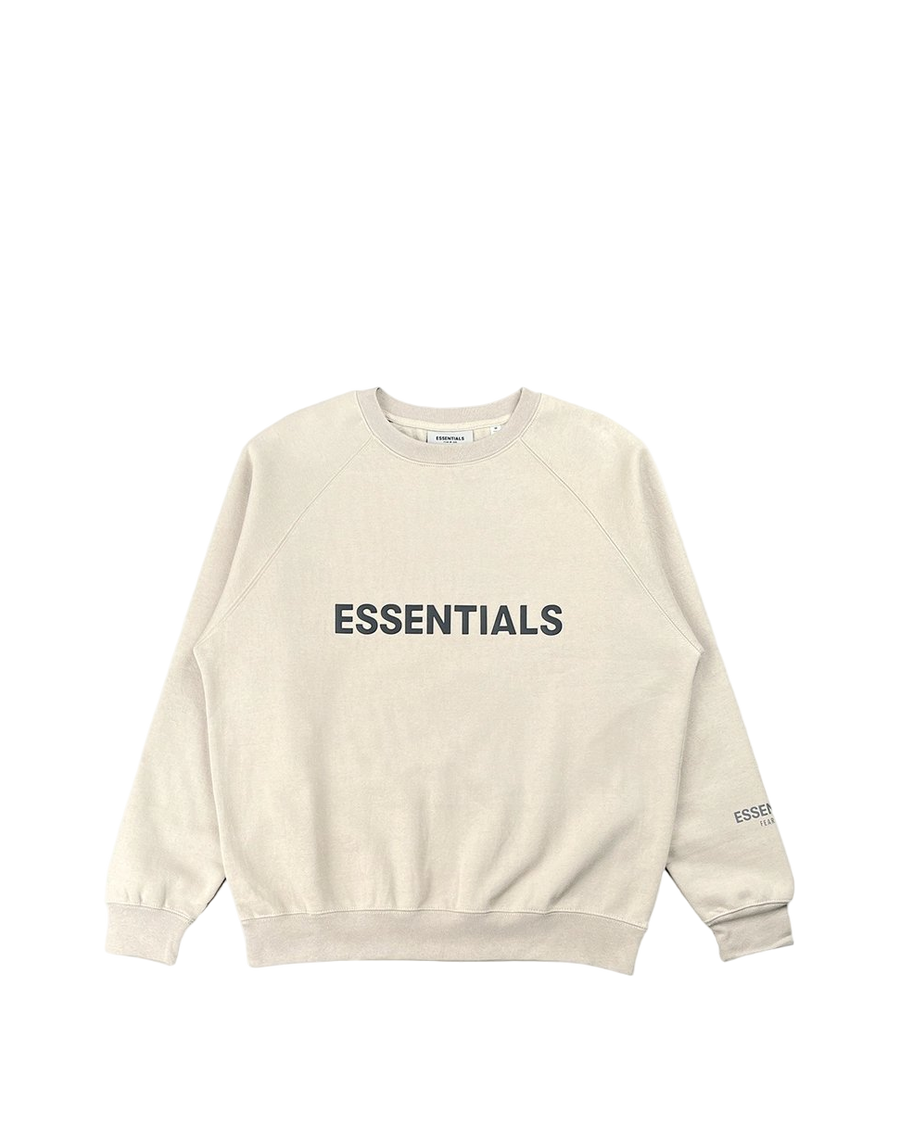 Fear Of God Essentials Crewneck Pullover Sweatshirt Taupe