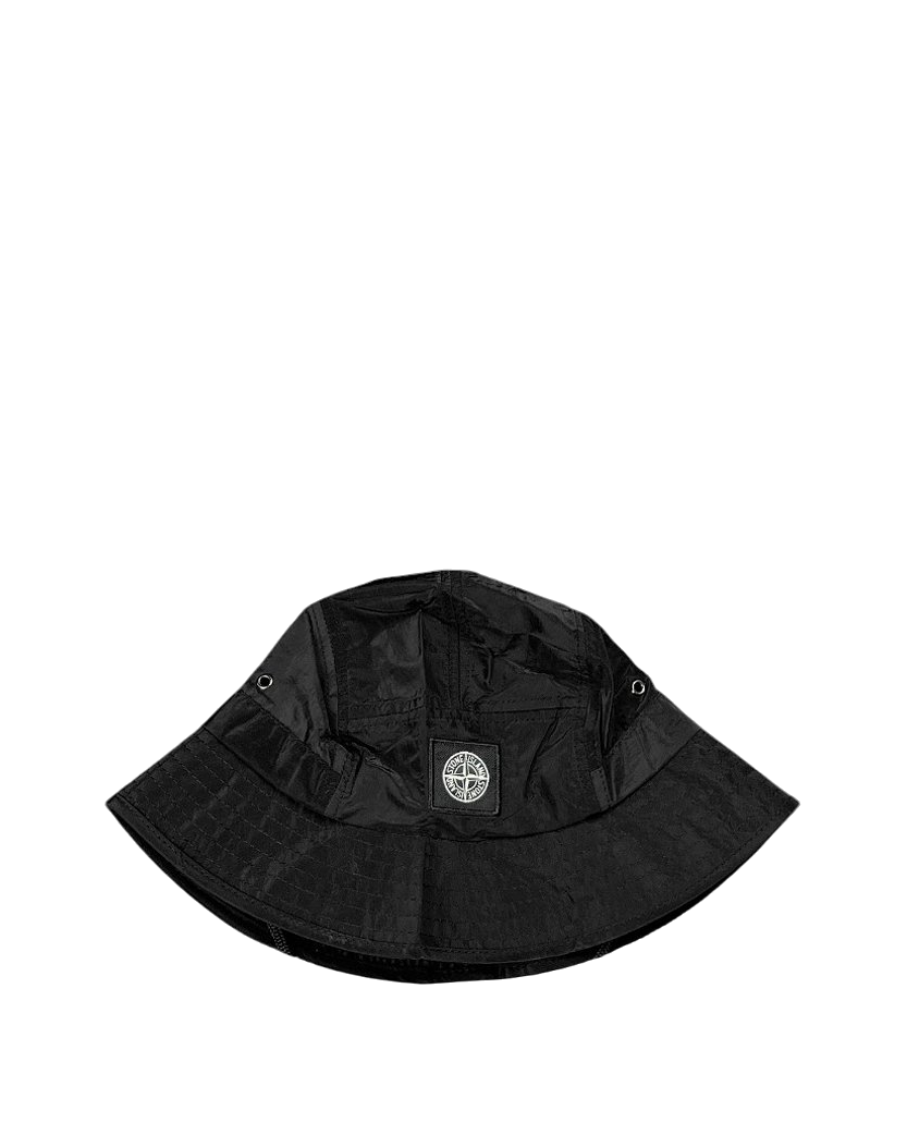 99755 Nylon Metal Ripstop Bucket Hat Black SI0172-BK