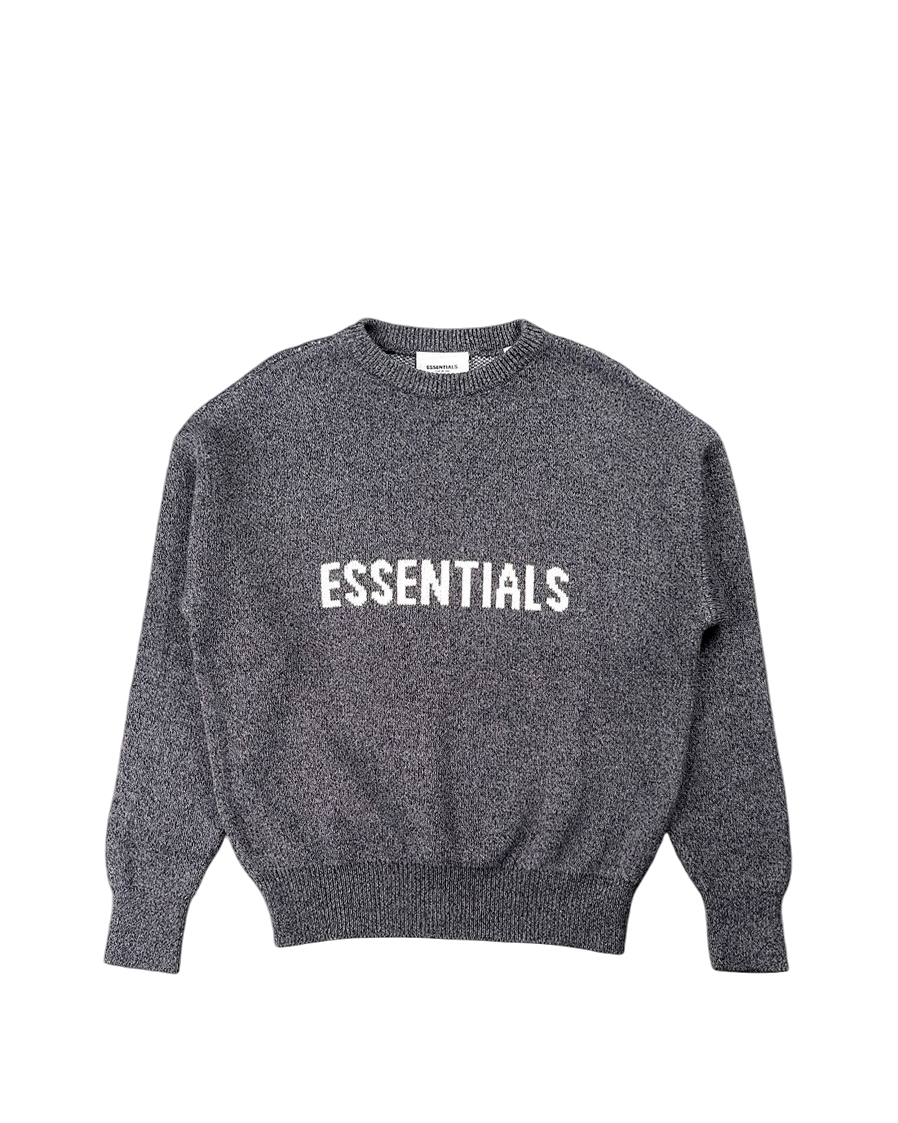 Fear Of God Essentials Knit Sweater Dark Grey