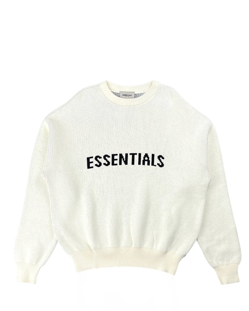 Fear Of God Essentials Knit Sweater White