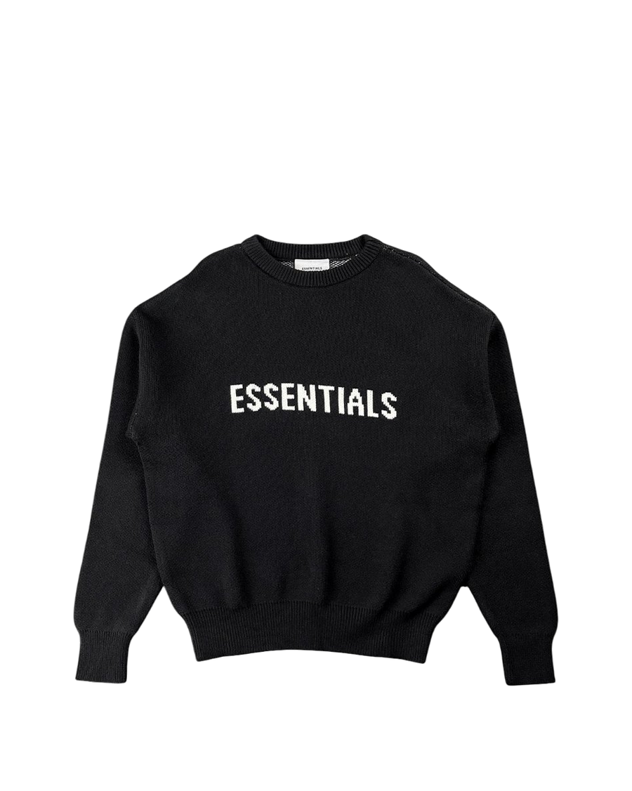 Fear Of God Essentials Knit Sweater Black
