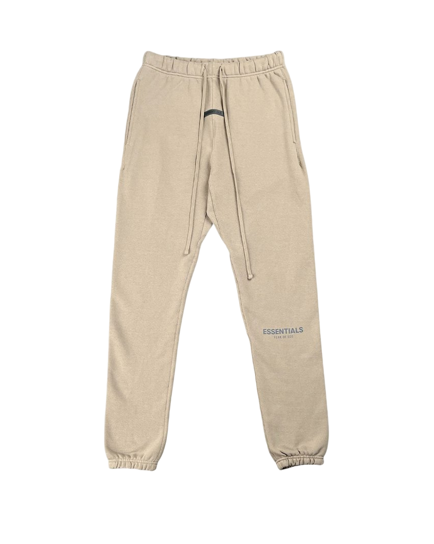 Fear Of God Essentials Tapered Cotton-Blend Jersey Sweatpants Taupe