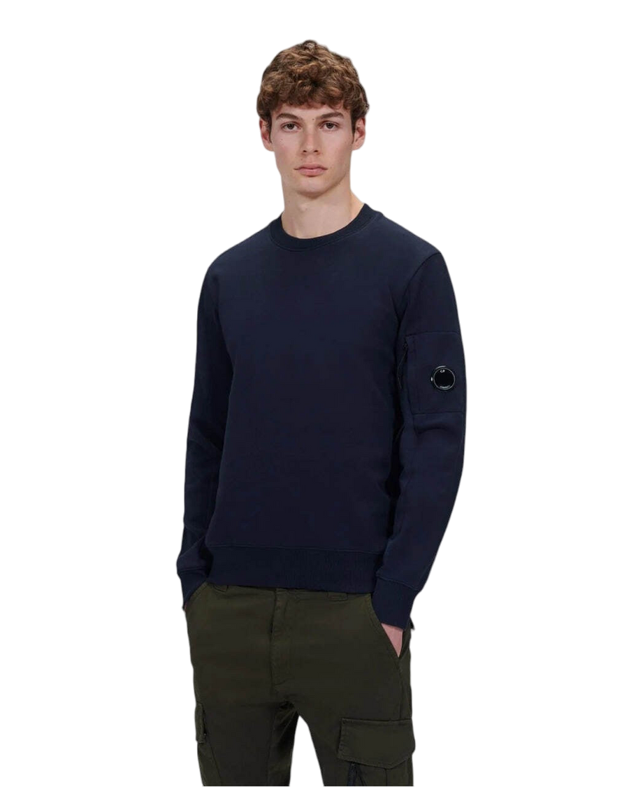 C.P. Company Sweatshirt With Lens Navy