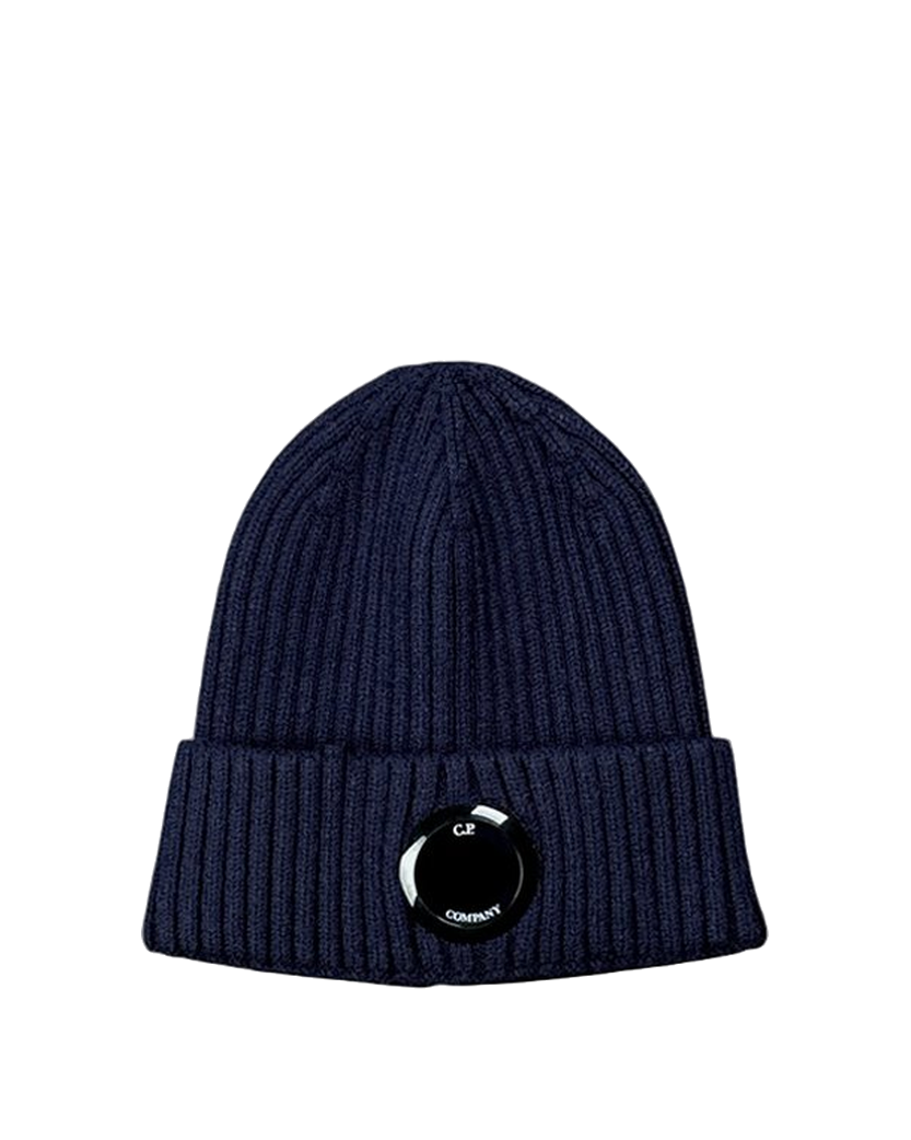 C.P. Company Lens Beanie Navy