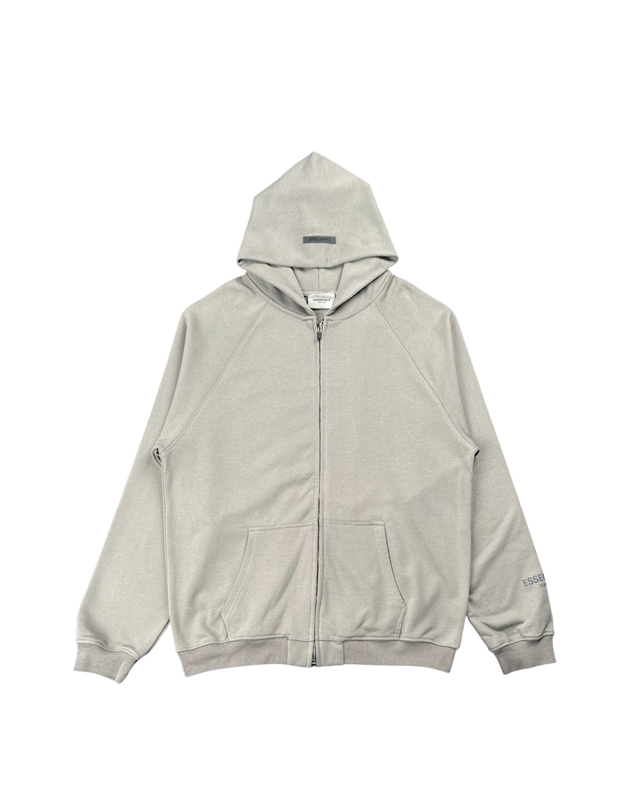 Fear Of God Essentials Raglan Full Zip Hoody Cement