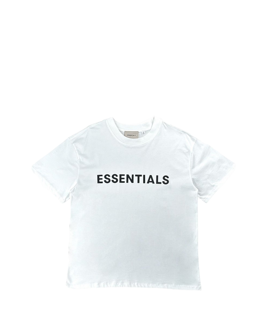 Fear Of God Essentials Front Logo T-Shirt White