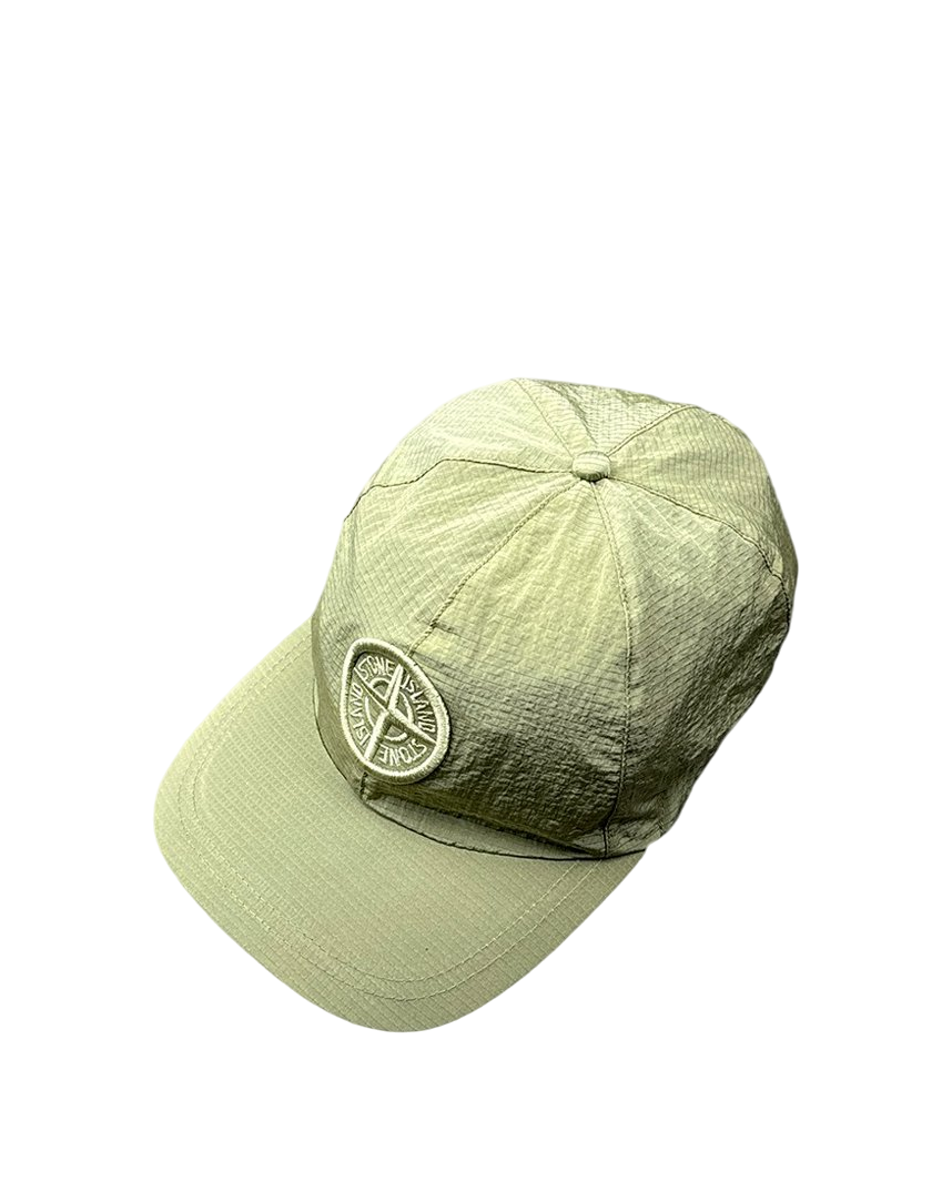 99576 Nylon Metal 6-Panel Cap Olive SI0170-OL