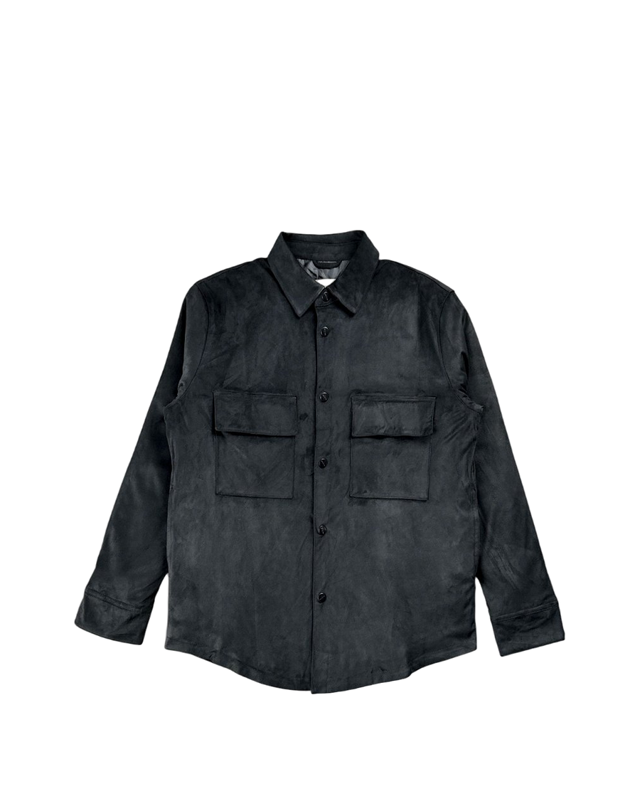 Fear Of God Suede Shirt Jacket Black