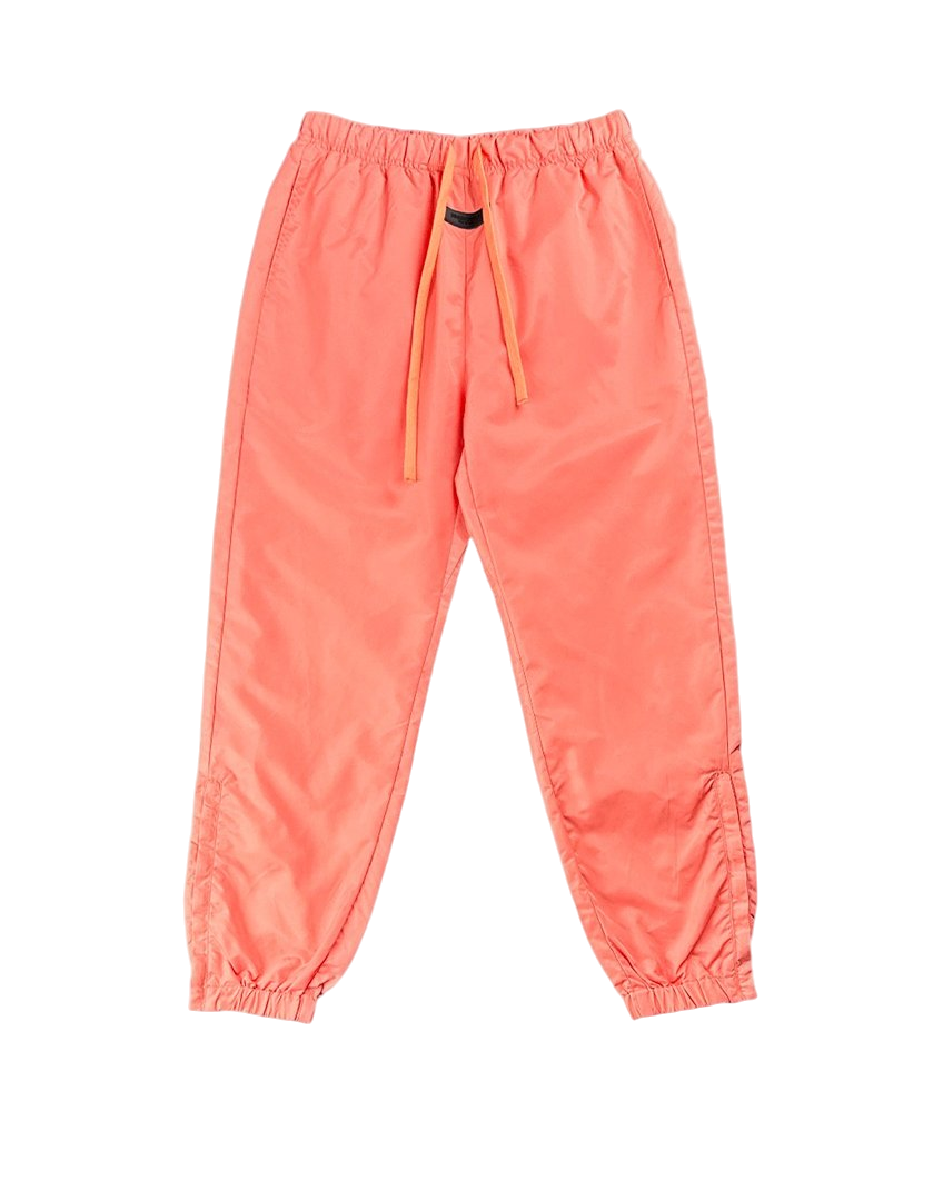 Fear Of God Essentials Nylon Track Pants With Logo Coral
