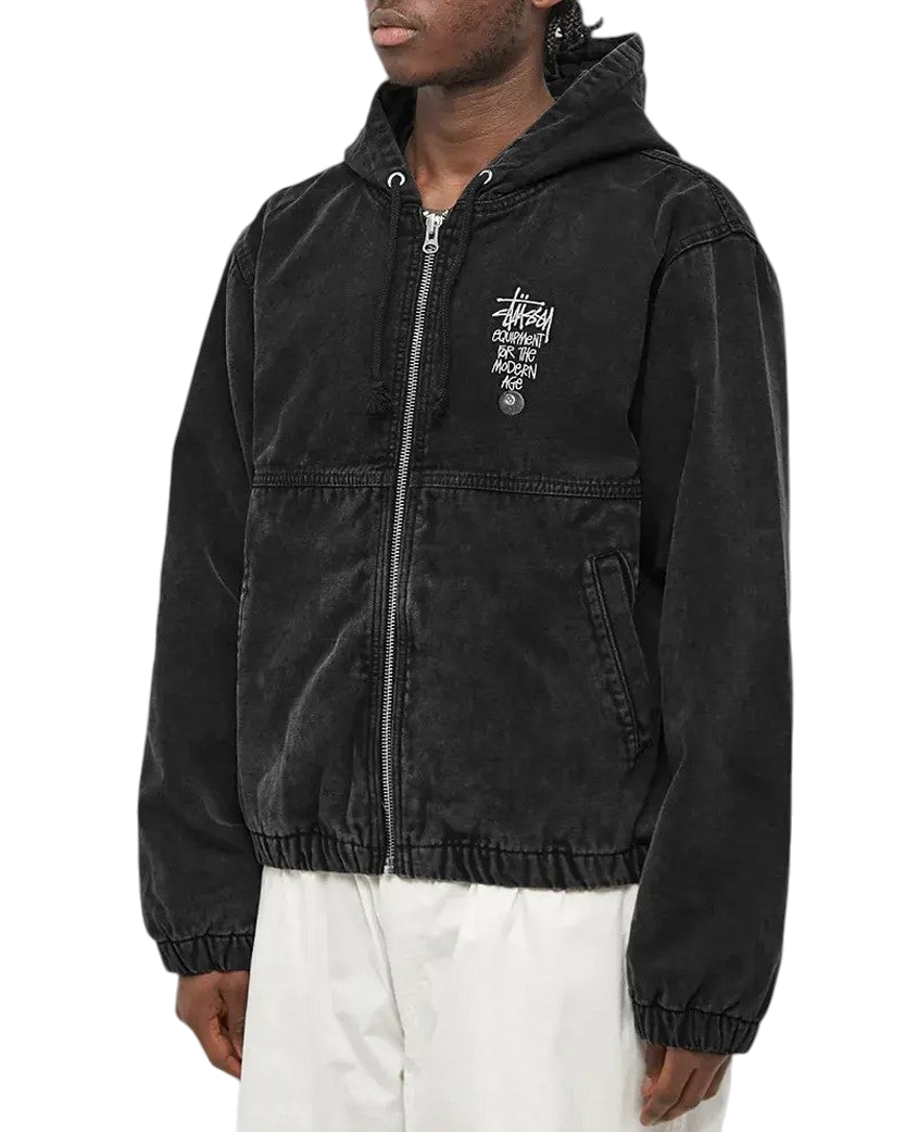 STUSSY Canvas Insulated Work Jacket Black