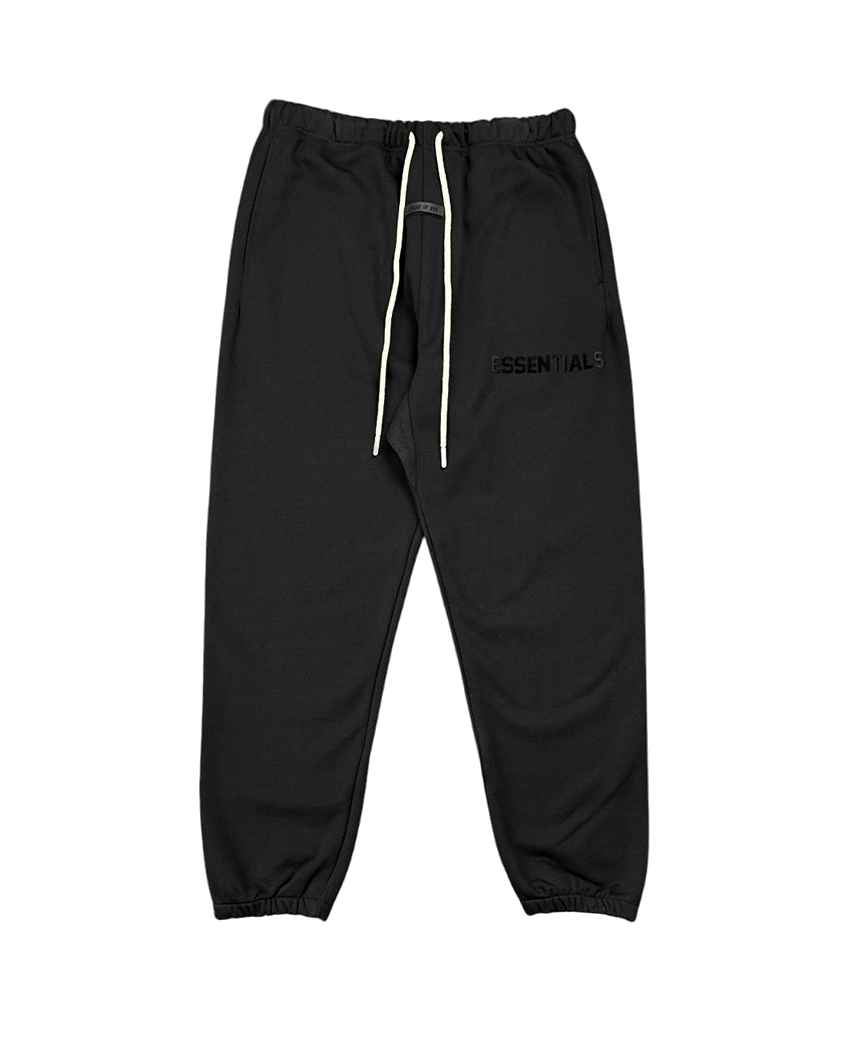 Fear Of God Essentials Logo Sweatpants Black