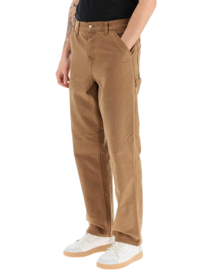 Carhartt WIP B11 Washed Duck Work Dungaree Brown