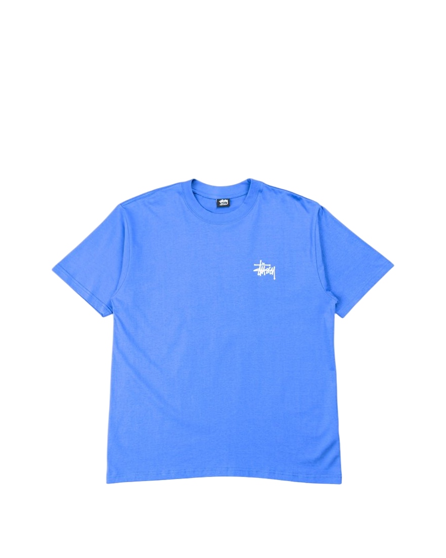 STUSSY Print T-Shirt Blue