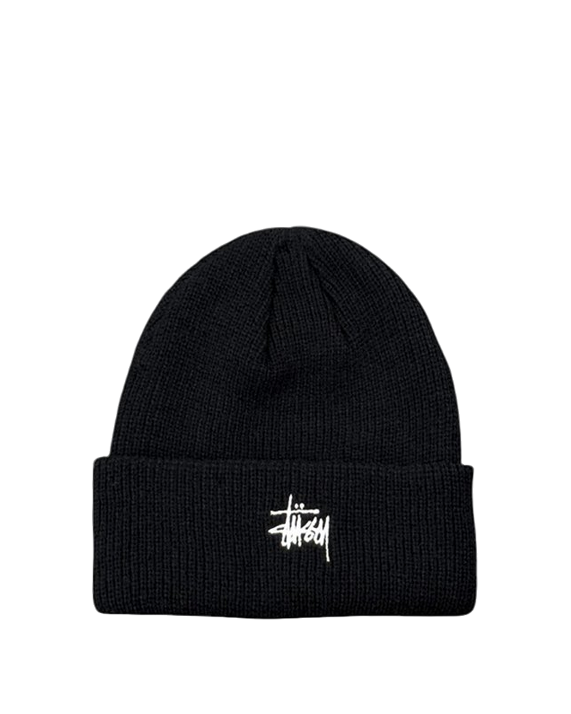 STUSSY Basic Cuff Beanie Black