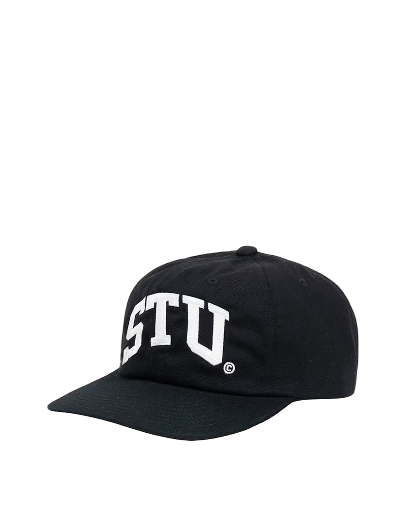 STUSSY Stu Arch Cap Black