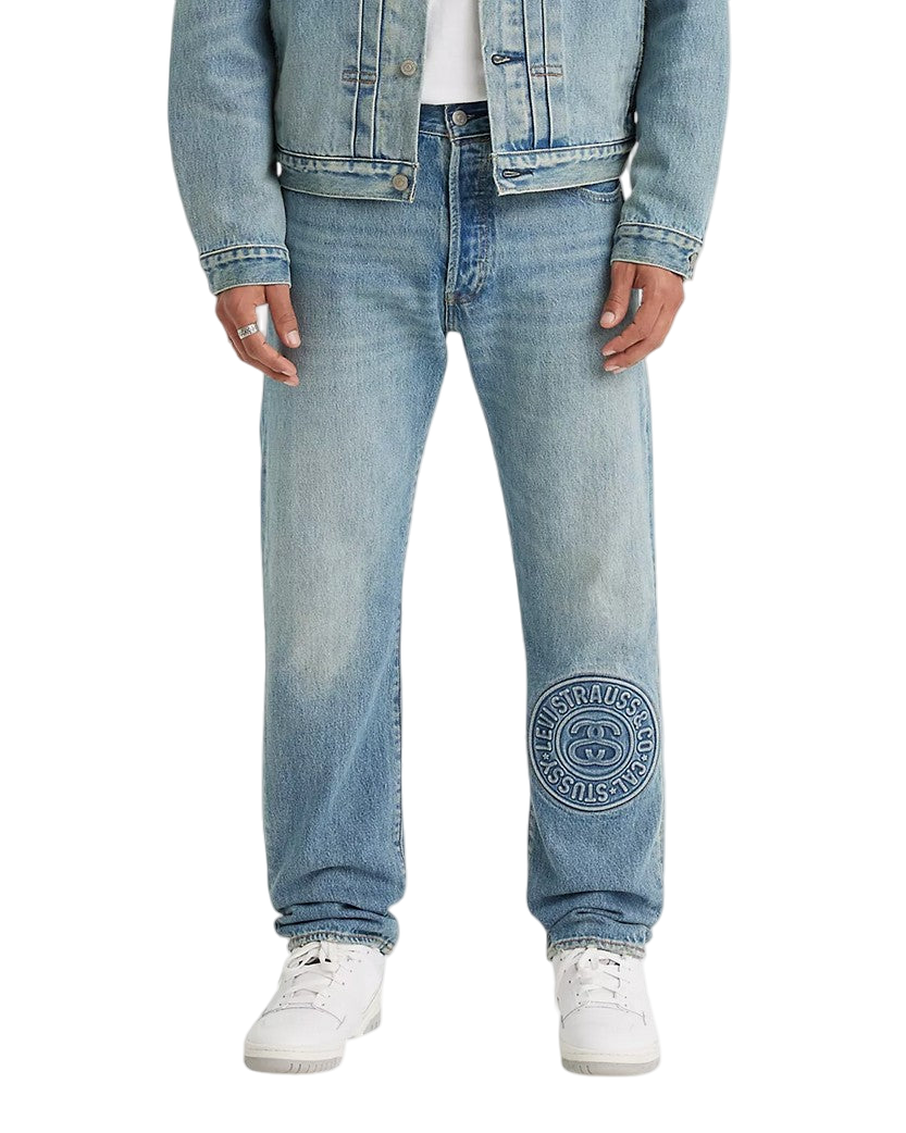 STUSSY & Levi's Embossed 501 Jeans