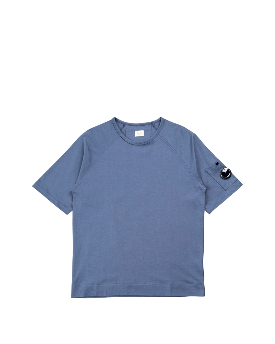 C.P. COMPANY Arm Lens Raglan T-Shirt Navy