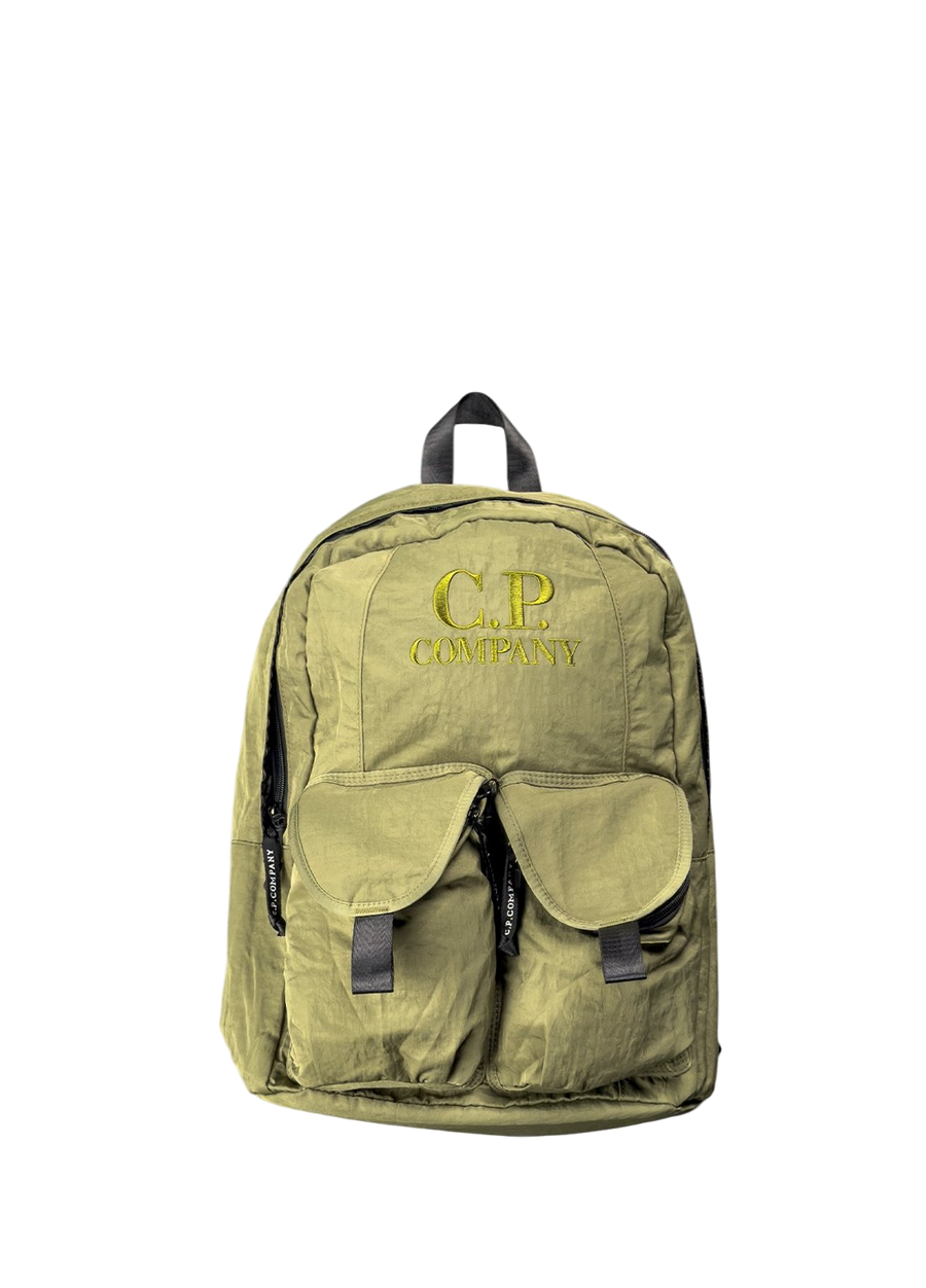 C.P. COMPANY Taylon P Mixed Backpack Olive