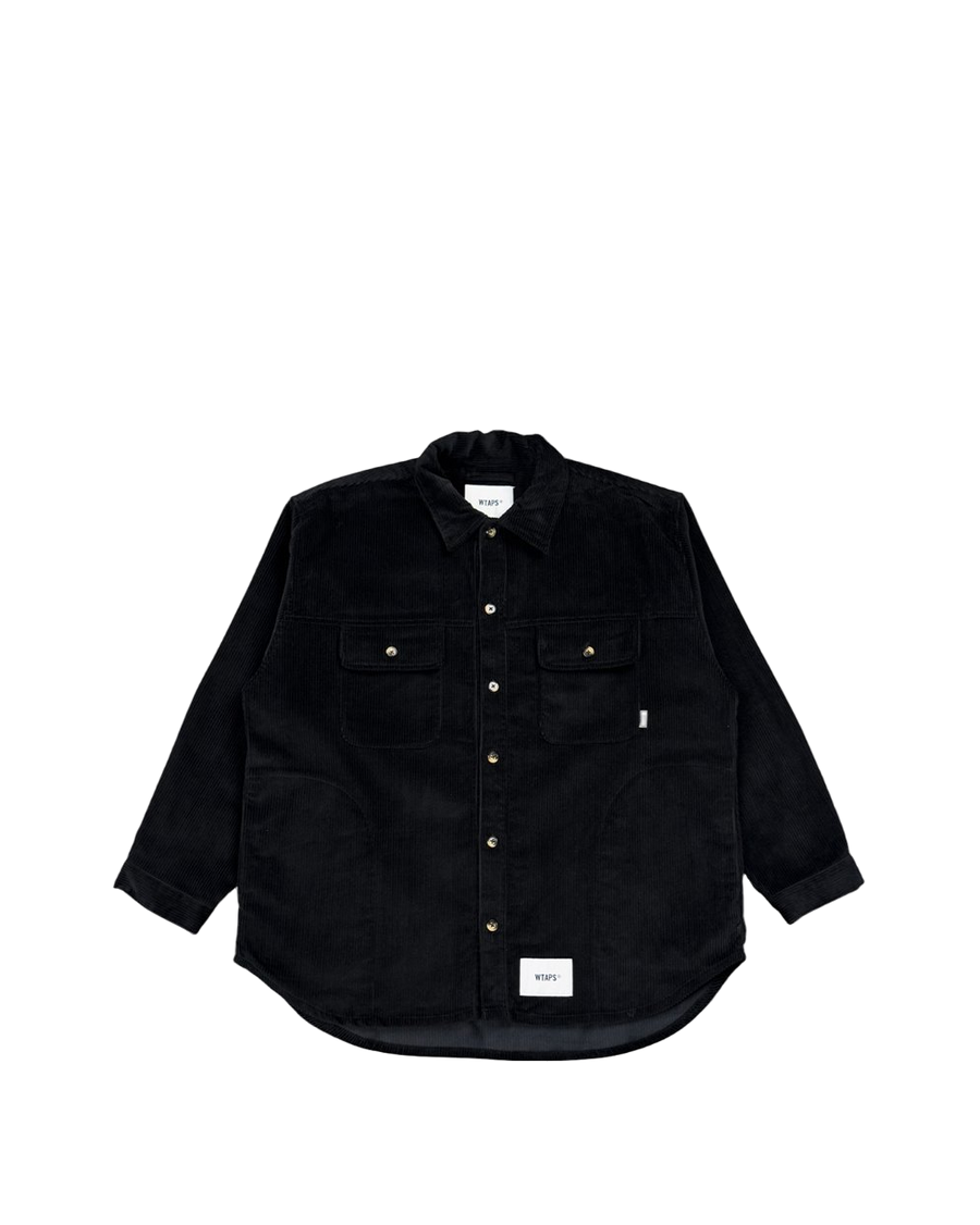 WTAPS WCPO 02 LS Cotton Twill Black