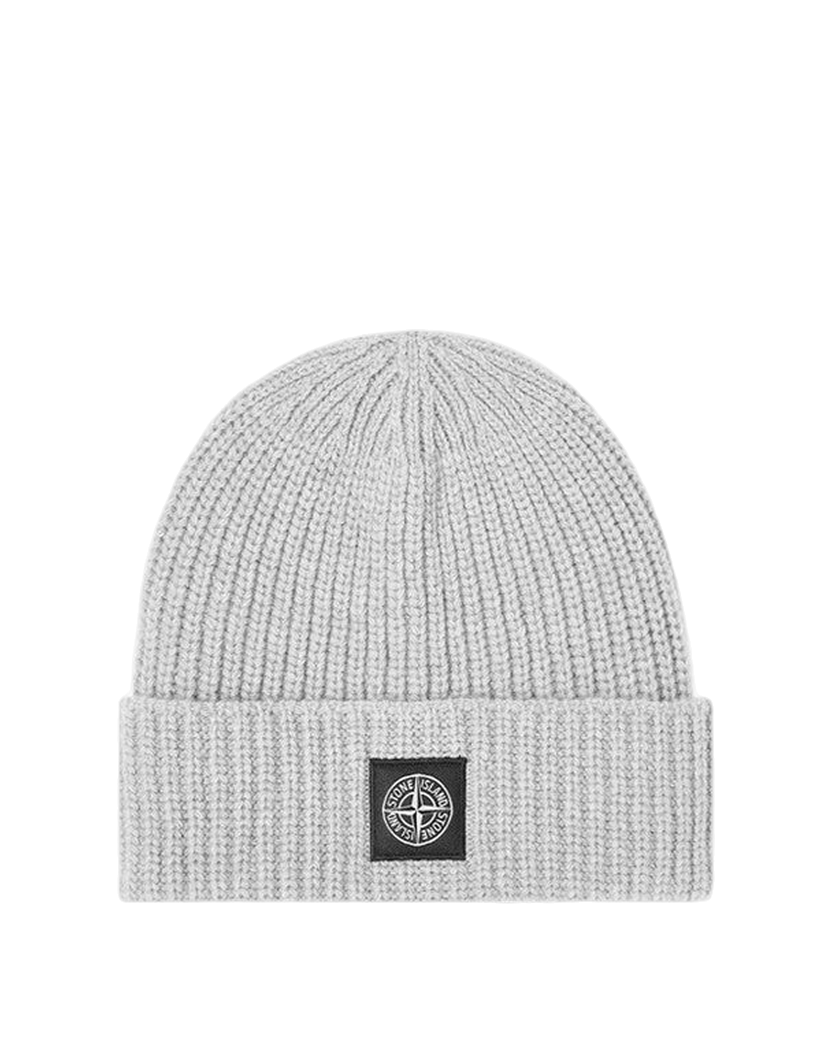 N10B5 Wool-Knit Beanie Hat Light Grey SI0112-LGY